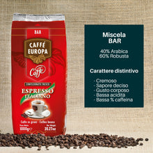 Carica l'immagine nel visualizzatore di Gallery, Caffè Europa - Caffè in Grani miscela Bar