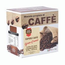 Carica l&#39;immagine nel visualizzatore di Gallery, Caffè Europa - 100 Capsule Caffè Gran Crema compatibili Nespresso®*
