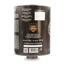 Carica l'immagine nel visualizzatore di Gallery, Caffè Europa - 3kg Barattolo Caffè in Grani miscela Premium Quality