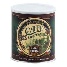 Carica l&#39;immagine nel visualizzatore di Gallery, Caffè Europa - 250g Lattina Salva Aroma Caffè Macinato per Espresso 100% Arabica
