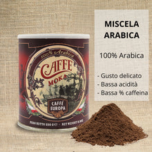Carica l&#39;immagine nel visualizzatore di Gallery, Caffè Europa - 250g Lattina Salva Aroma Caffè Macinato Moka 100% Arabica
