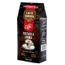 Carica l&#39;immagine nel visualizzatore di Gallery, Caffè Europa - 1Kg Caffè in Grani miscela Tostato a Legna
