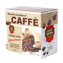 Carica l&#39;immagine nel visualizzatore di Gallery, Caffè Europa - 100 Capsule Caffè Gran Crema compatibili Nespresso®*
